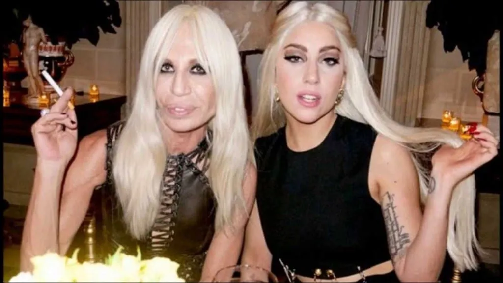 Donatella Versace with Lady Gaga Picture By: You Tube