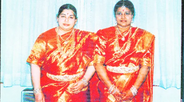 Jayalalitha on her foster son's wedding Picture By: The Indian Express