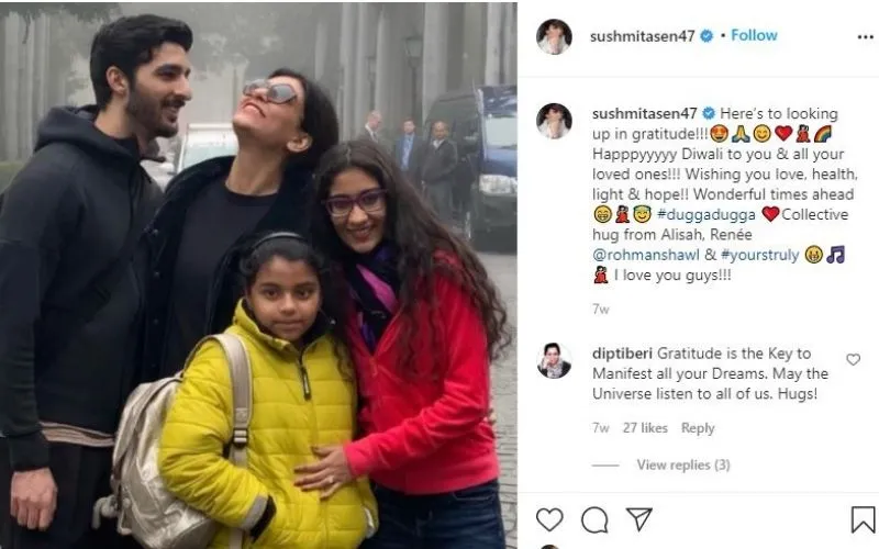 sushmita sen family, sushmita sen relationships