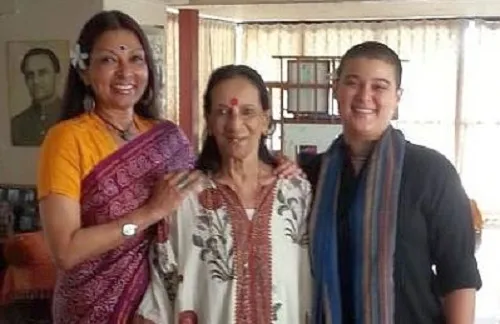 Mallika, Mrinalini and Anahita Sarabhai