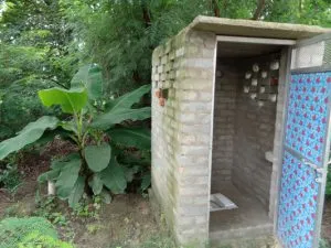 construction of toilets by better village better world