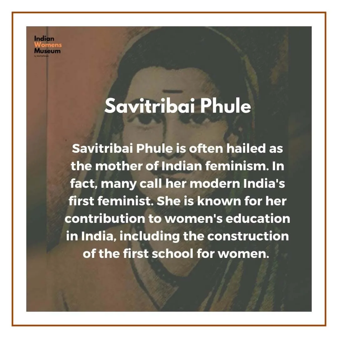 Savitribai Phule, Indian women pioneers in education