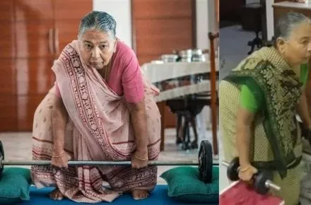 Weightlifter Grandma