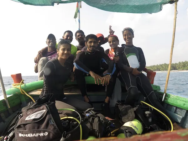 Diving adventures - Shreya Yadav