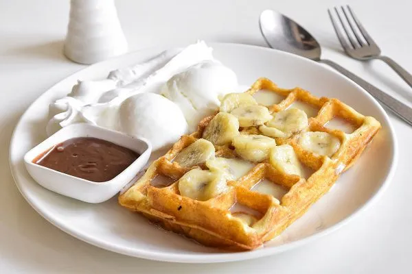 Go Bananas Waffles 