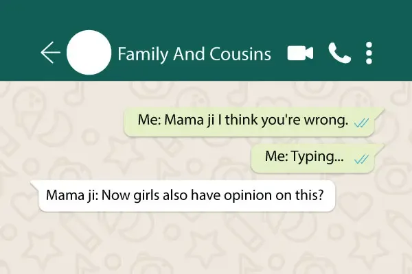 sexist whatsapp groups