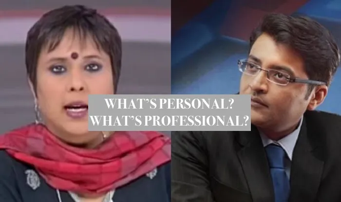 Barkha Dutt Arnab Goswami