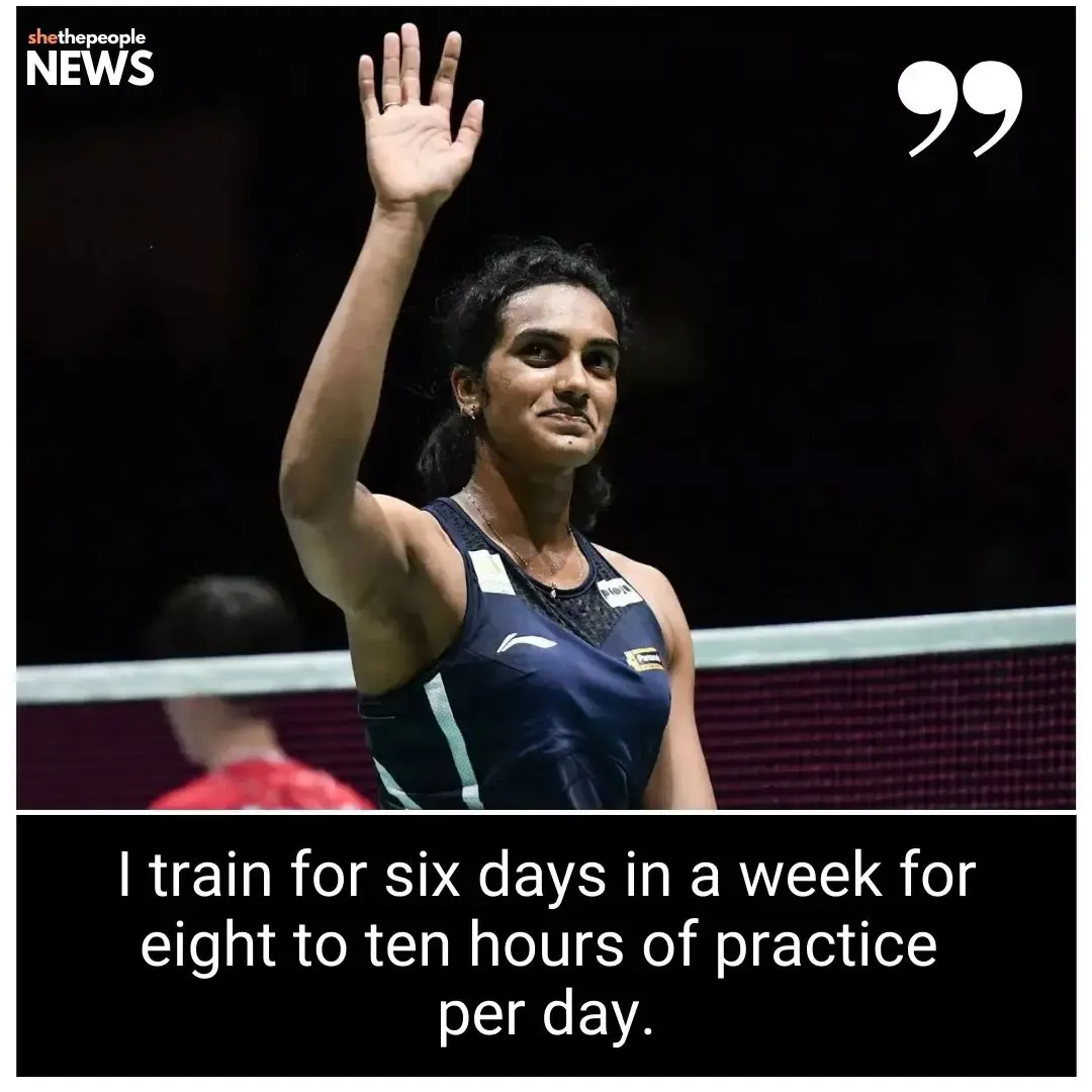 PV sindhu quote