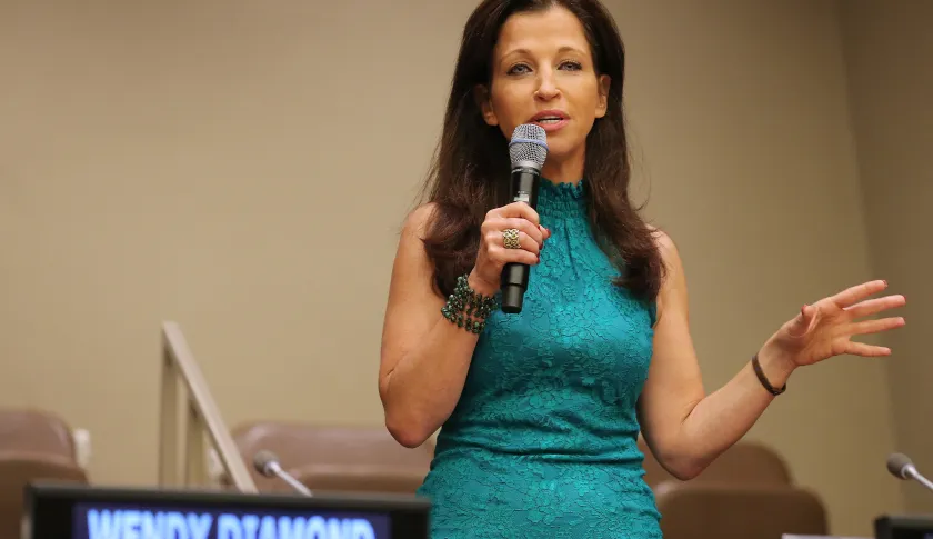 The founder and CEO of Women's Entrepreneurship Day, Wendy Diamond. Photo Credits: Getty Images 