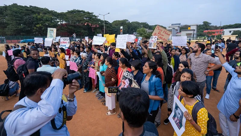 Bengaluru Women Human Chain