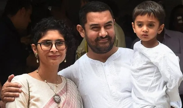 Aamir Khan, Kiran Rao and surrogate son Azad