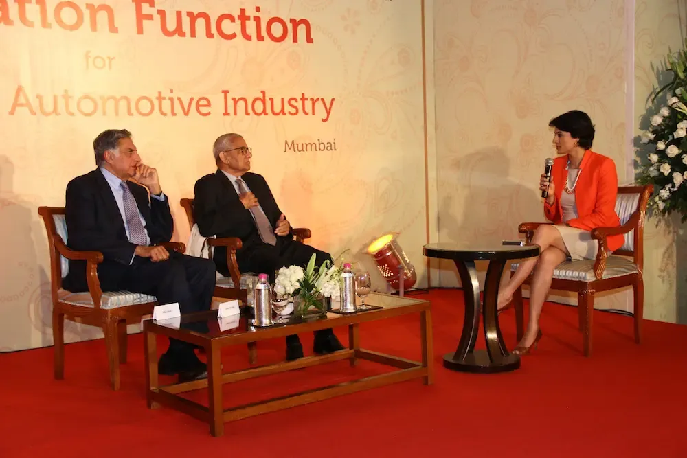 Shaili Chopra with Ratan Tata