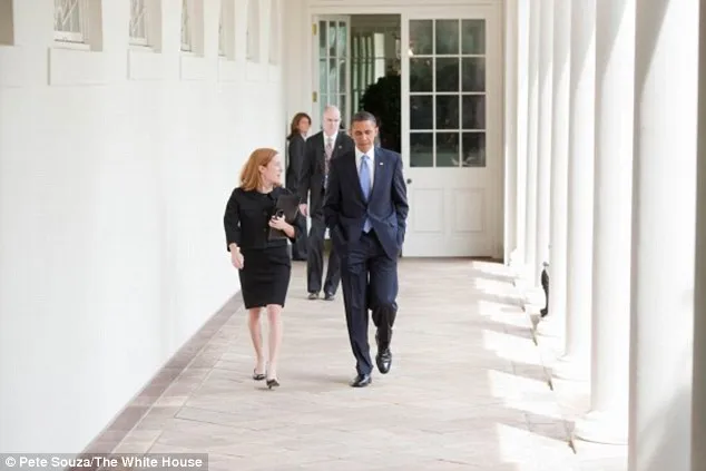 Jen Psaki with President Barack Obama Picture By: Daily Mail