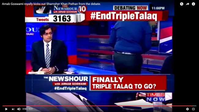 Arnab-Shamsher debate