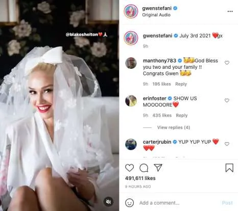 gwen stefani wedding photos