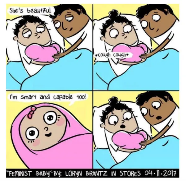 Feminist Baby Comic by Loryn Brantz