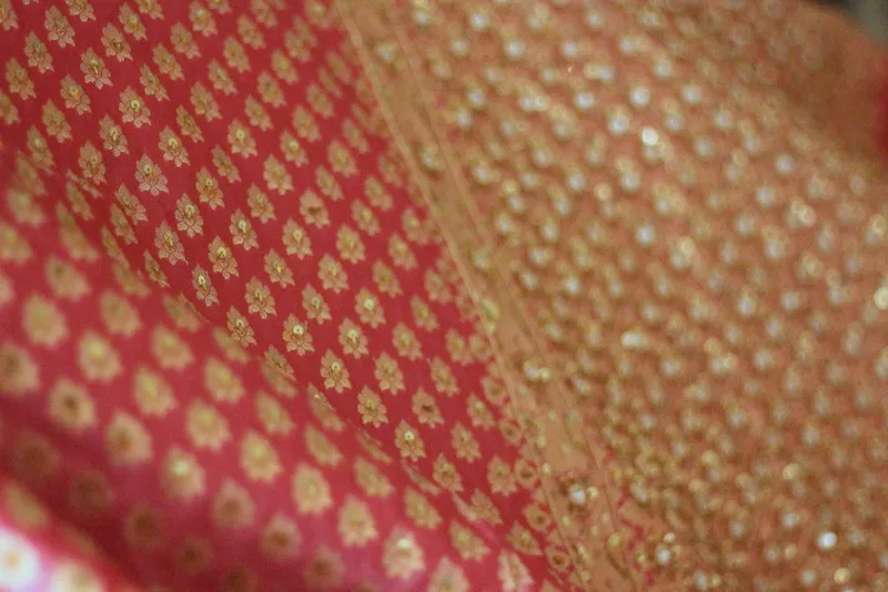 Hand embroidered Benarasi Saree Picture By: Midraar