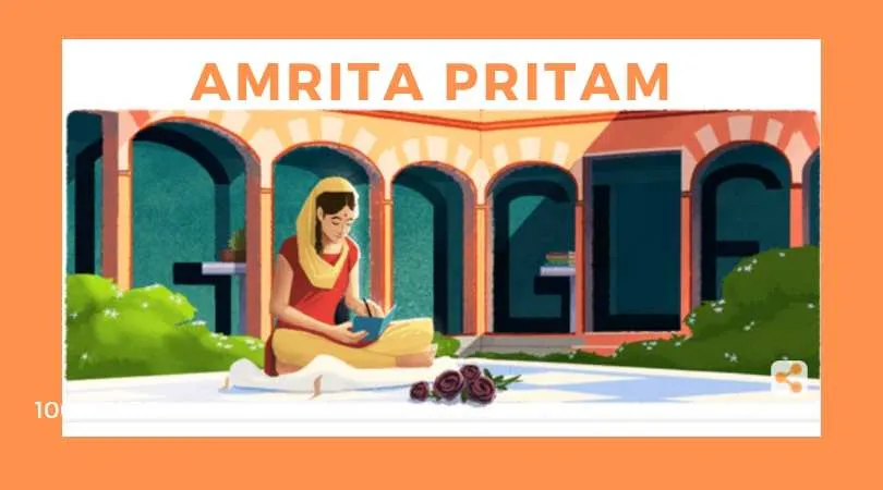 100 Years Amrita Pritam