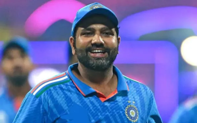 Rohit Sharma during ODI World Cup 2023