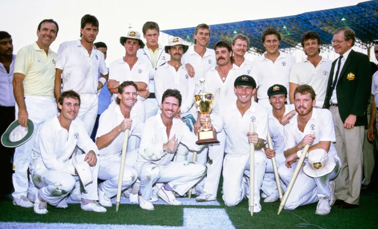 Australia cricket team, 1987.
