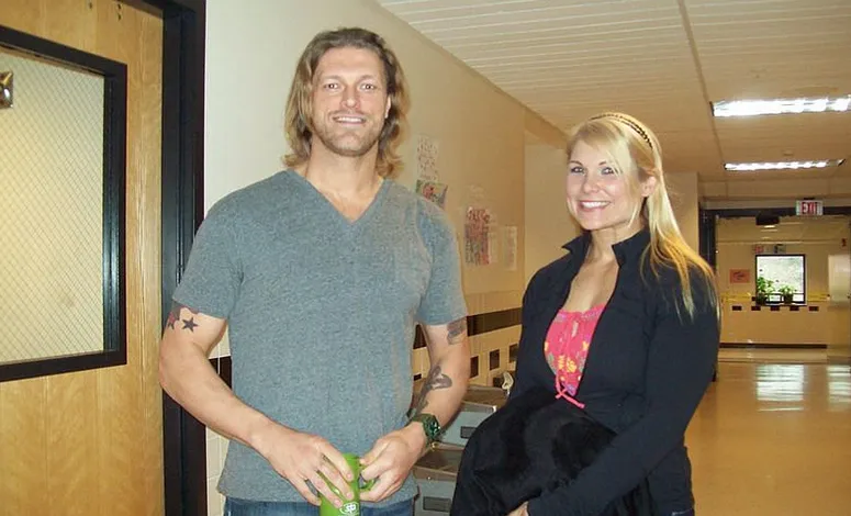 Edge and Alannah (Source - Twitter)