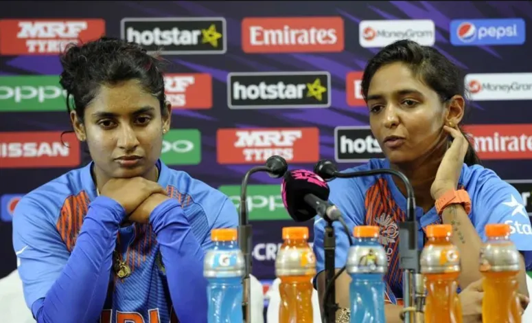 Mithali Raj with Harmanpreet