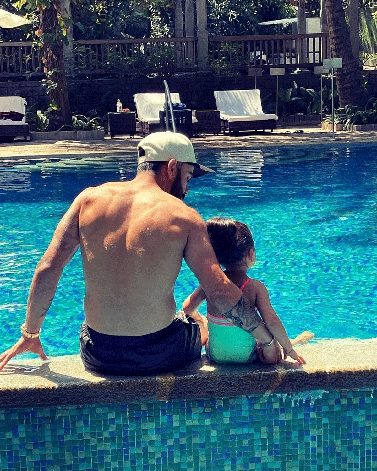 IPL: Precious! Kohli has quiet time with daughter Vamika - Rediff.com