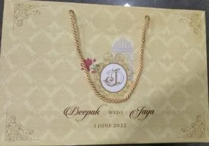 Deepak Chahar's wedding card, Photo : Social Media