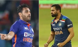 Bhuvneshwar Kumar, Deepak Chahar (Image Source: Twitter)