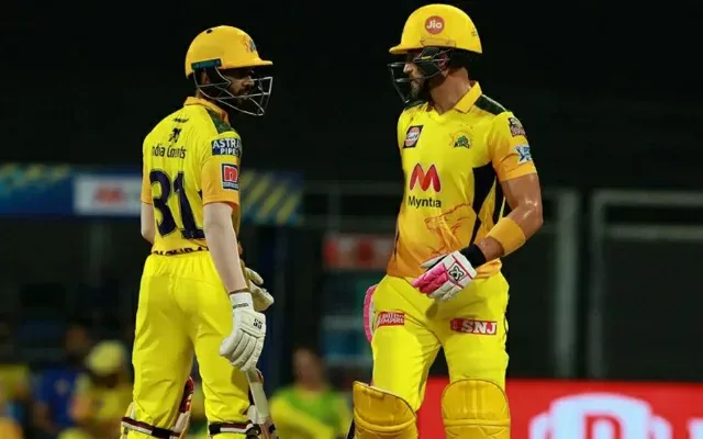 Faf du Plessis and Ruturaj Gaikwad. (Photo Source: IPL/BCCI)