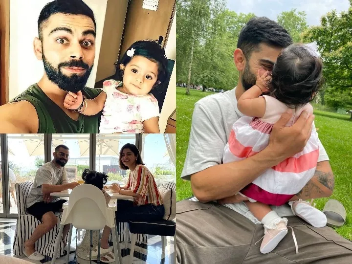 Virat Kohli Selfi With Little Girl Goes Viral Is It The First Face Photo Of  Virat Anushka Daughter Vamika | Virat Anushka Daughter Vamika: विराट कोहली  के साथ नन्ही बच्ची की तस्वीर