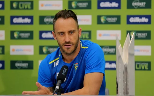 Faf du Plessis of South Africa