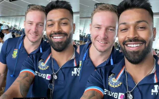 Hardik Pandya & David Miller (Photo Source: Instagram)