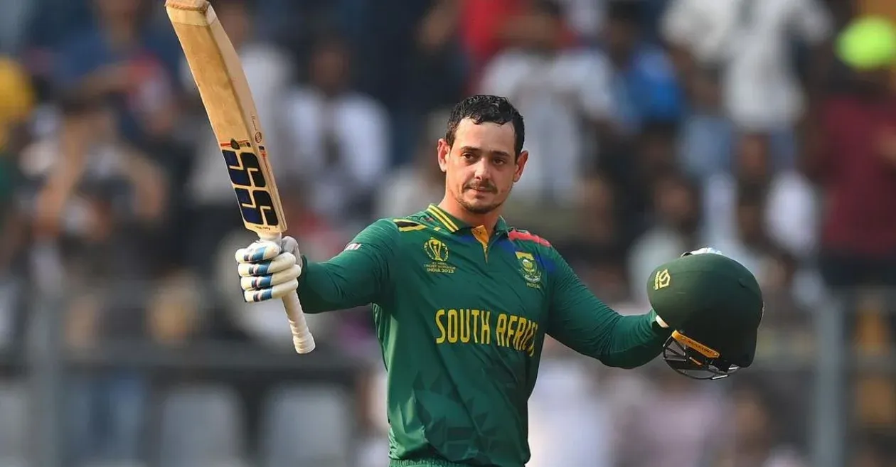 South Africa wicketkeeper Quinton de Kock sets a unique record during ODI  World Cup 2023 | Cricket Times