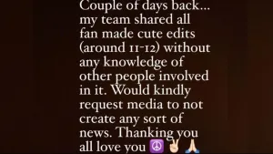 Urvashi Rautela Instagram story (Image source- Instagram )