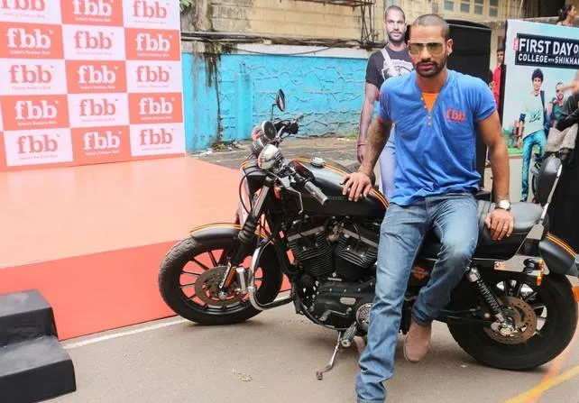 Shikhar Dhawan GSX-1300R