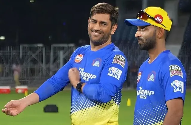 CSK टीम में आना और धोनी की कप्तानी में खेलना, मेरी लिए बड़ी बात है: रहाणे -  playing under dhoni s captaincy is a big for me rahane-mobile