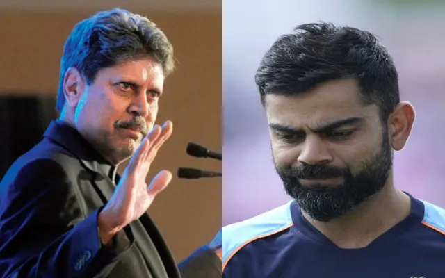 Virat Kohli and Kapil Dev