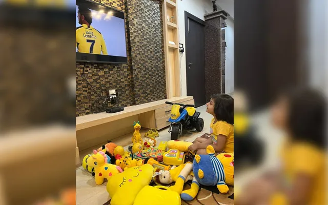 Young CSK fan-girl