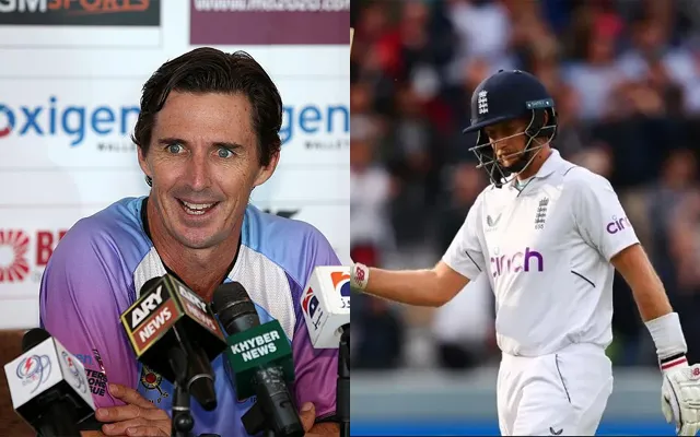 Brad Hogg (left) and Joe Root (right)