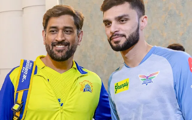 MS Dhoni & Naveen-ul-Haq