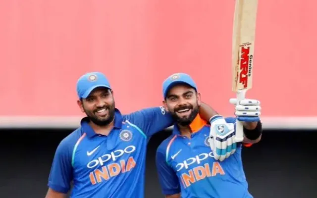 Rohit Sharma and Virat Kohli (Source- Twitter)