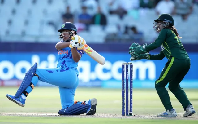 Richa Ghosh against Pakistan