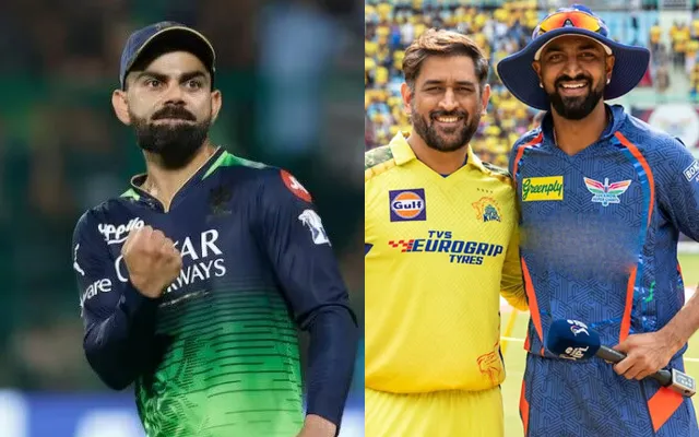 Virat Kohli, MS Dhoni & Krunal Pandya