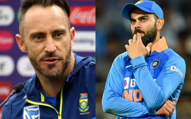 Virat Kohli and Faf Du Plessis