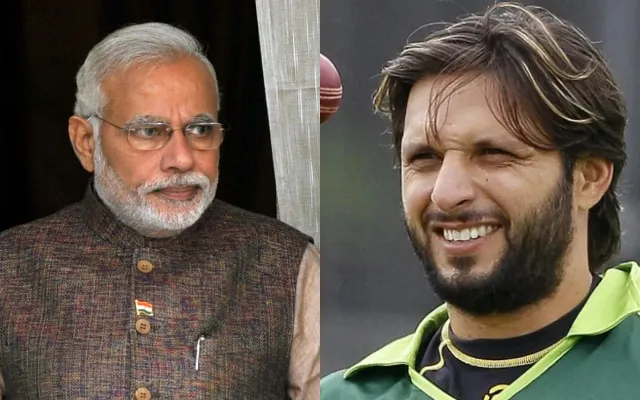 Narendra Modi, Shahid Afridi