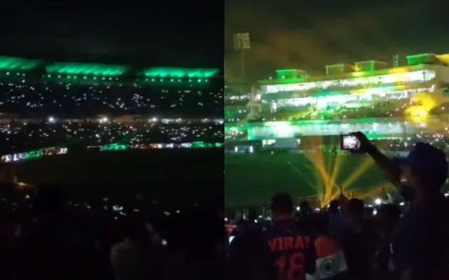 IND vs NZ, 2nd ODI, 2023: Watch: Fans come together to sing Vande Mataram as Raipur stadium conducts laser show 