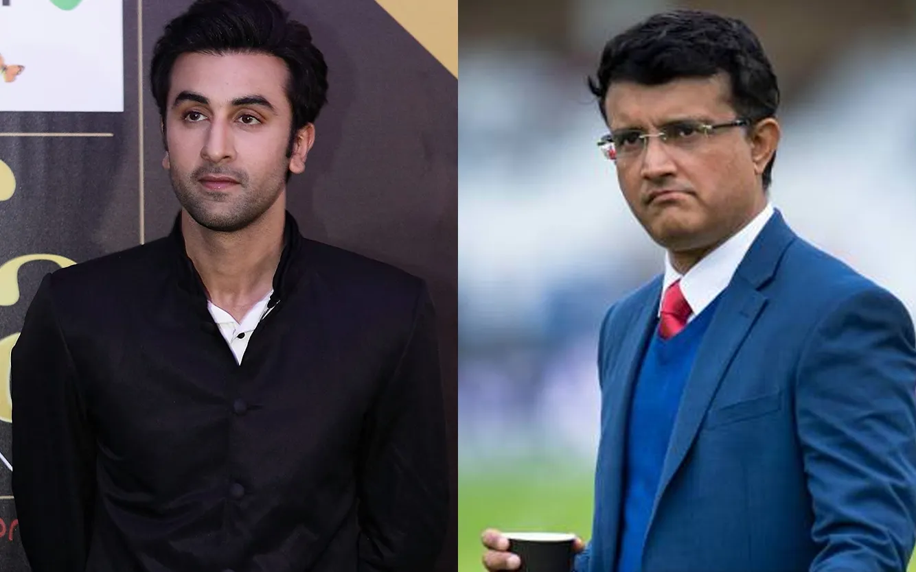 Ranbir Kapoor and Sourav Ganguly