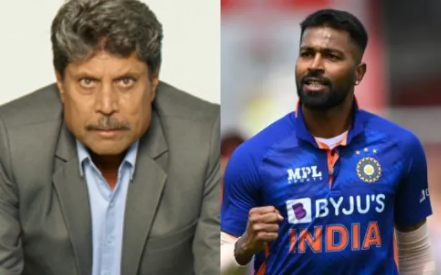 Hardik Pandya and Kapil Dev