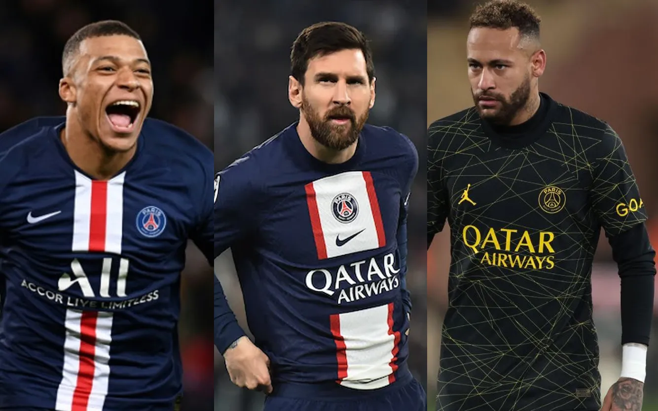 Mbappe, Messi, Neymar